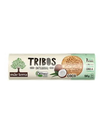 Tribos Biscoito Coco Orgânico Integral - MÃE TERRA - 130g