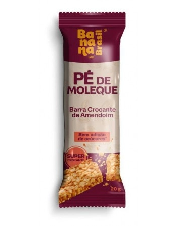 Barra Pé de Moleque - Banana Brasil - 16x20g