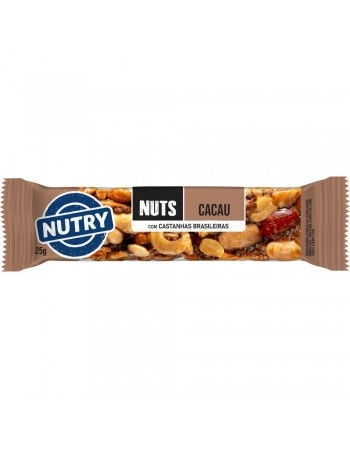 Barra de Nuts Cacau - Nutry - Caixeta 2 x 25g