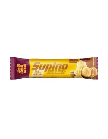 Barra de Frutas Supino Banana e Damasco Zero - Banana Brasil - Display 20x24g