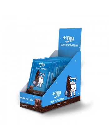 Whey Concentrado Brownie - +Mu - Display 15 x 31g