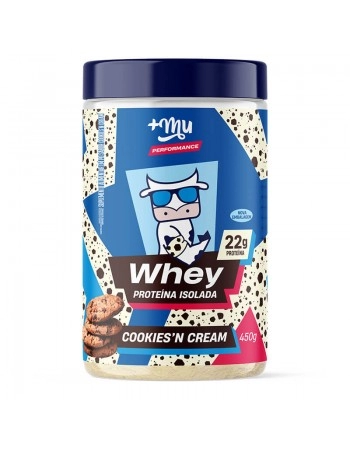 Whey - Proteína Isolada Cookies´n Cream +Mu- Pote 450g