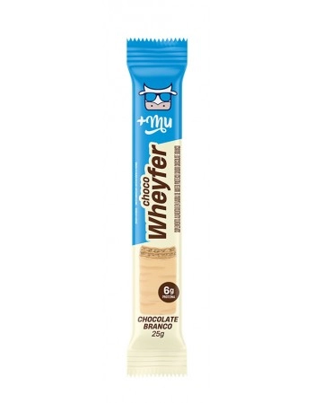 Choco Wheyfer Chocolate Branco - +Mu - Display 12 x 25g