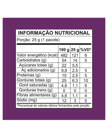 Mix de Frutas e Sementes Açaí Remix - MÃE TERRA - Display 9 x 25g