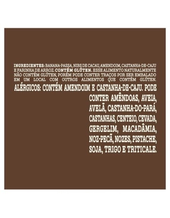 Mix de Frutas e Sementes de Cacau Remix - MÃE TERRA - Display 9 x 25g