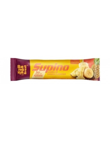 Barra de Frutas Supino Banana Abacaxi Zero - BANANA BRASIL - 20x24g