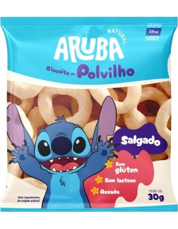 Biscoito Polvilho Salgado Stitch - ARUBA - 30g