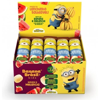Barra de Frutas Kids Melancia - Banana Brasil - Display de 20 x 22g