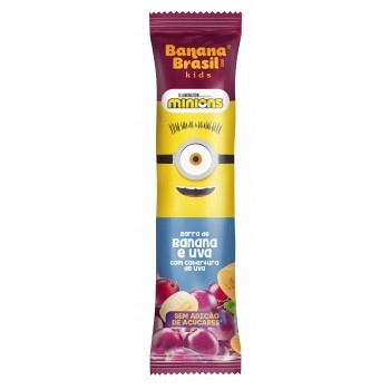 Barra de Frutas Kids Uva - Banana Brasil - Display de 20 x 22g