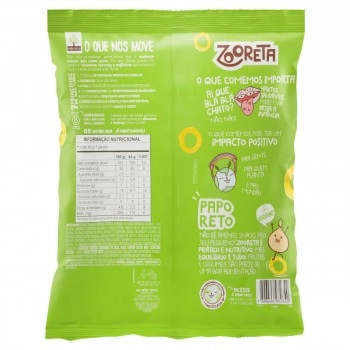 Zooreta Salgadinho Cebola Orgânico - MÃE TERRA - 45g