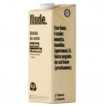 Bebida de Aveia e Baunilha Orgânica - Nude - 1litro