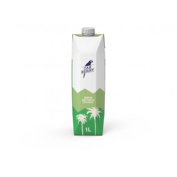 Água de Coco Integral - OAK BERRY - 1litro