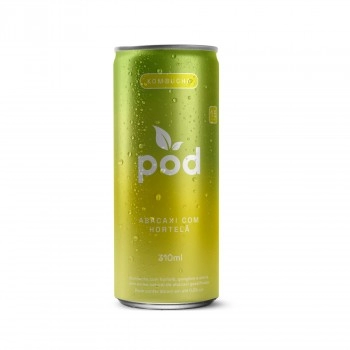 Kombucha POD Abacaxi e Hortelã - POD - lata 310ml / fardo 12