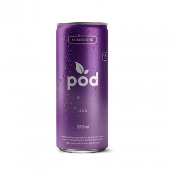 Kombucha POD Uva - POD - lata 310ml / fardo 12