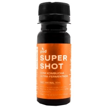 Super Shot Kombucha - POD - 50ml / Display com 30 Imunidade Digestão