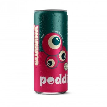 Refrigerante Kombucha Guaraná - PODDI - 300ml / fardo com 12