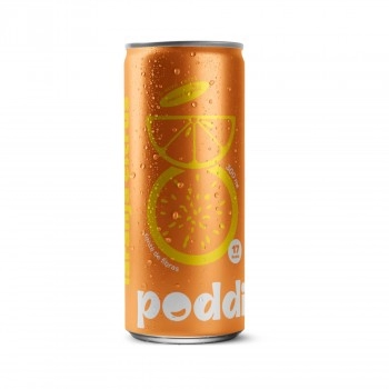 Refrigerante Kombucha Laranja Citrus - PODDI - 300ml / fardo com 12