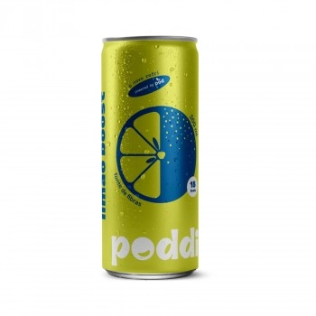 Refrigerante Kombucha Limão Citrus Boost - PODDI - 300ml / fardo com 12
