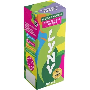 Água de Coco Integral - LYNV - 200ml
