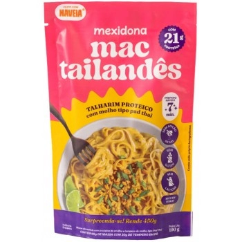 Mac Tailandês – Talharim Proteico sem glúten - MEXIDONA - 100g rende 450g