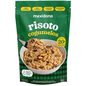 Risoto de Cogumelos Proteico sem glúten - MEXIDONA - 180g
