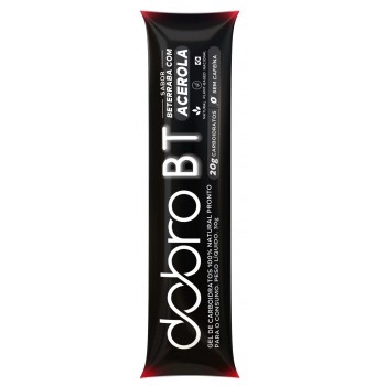 BT Gel de Carboidrato Beterraba com Acerola - DOBRO - Display 10x30g - 100% Natural