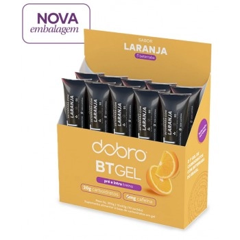 BT Gel de Carboidrato Beterraba com Laranja - DOBRO - Display 10x30g - 100% Natural
