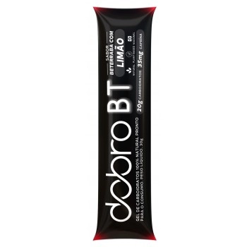 BT Gel de Carboidrato Beterraba com Limão e Cafeína - DOBRO - Display 10x30g - 100% Natural