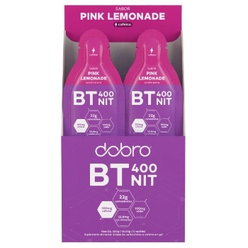Gel BT Nitrato Pink Lemonade com Cafeína e Citrulina - DOBRO - Display 10x30g