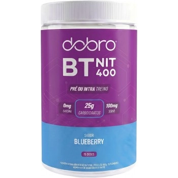 BT Nitrato 400 Blueberry - DOBRO - Pote 450g Pré e Intra Treino