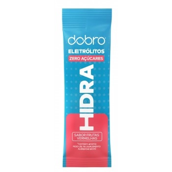 Hidra Eletrólitos Sachê Frutas Vermelhas - DOBRO - Display 10x7g
