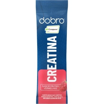 Creatina Creapure Stick Frutas Vermelhas - DOBRO - Display 10x3,5g