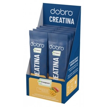 Creatina Creapure Stick Frutas Tropicais - DOBRO - Display 10x3,5g