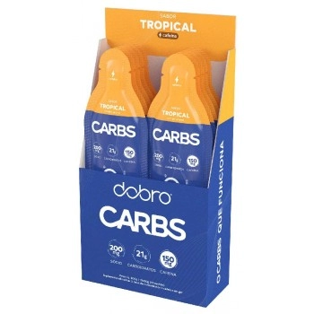 Carbs Gel Tropical Com Cafeína - DOBRO - Display 10x30g