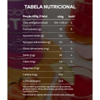 BT Nitrato 400 Pink Lemonade com Citrulina e Cafeína - DOBRO - Pote 450g Pré e Intra Treino