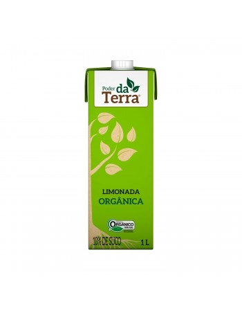 LIMONADA ORGANICA - 10% SUCO - PODER DA TERRA - 1 LITRO